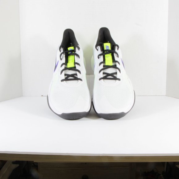 Nike Precision 5 Men\'s White Blue Black Basketball Sneaker NWT main image 9
